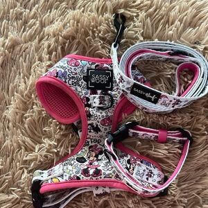 Sassy Woof Mini Mouse harness set